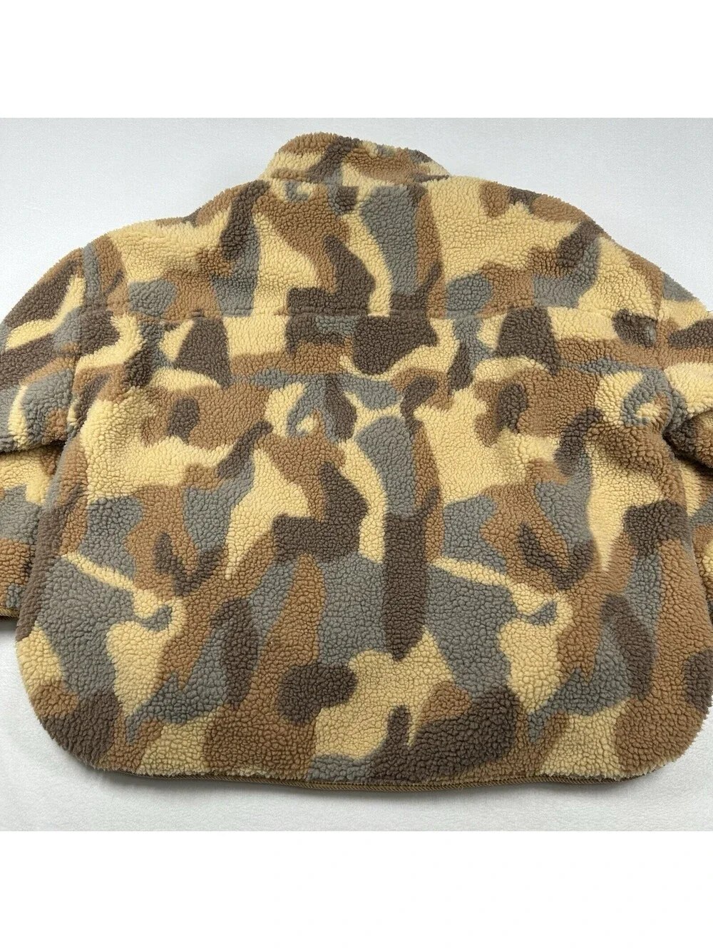 A Beautiful Soul Women’s Tan Brown Camo Sherpa Plus Size C 3x